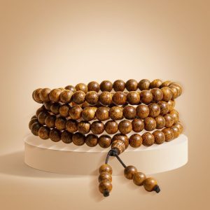 Vòng tay phong thủy trầm hương 108 hạt